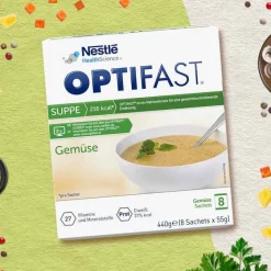 New Optifast Suppe Gemüse Pulver, 8X55 g