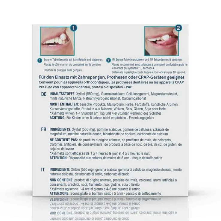 OraCoat XyliMelts® Hafttabletten Milde Minze, 40 St