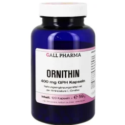 Hot Ornithin 400 mg GPH Kapseln, 120 St Aminosäuren|Aminosäuren