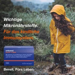 Hot Junior C plus Kautabletten Mandarine-Orange, 14 St Kinder Multivitamine