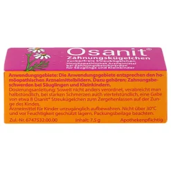 Clearance Osanit Globuli zuckerfrei, 7.5 g
