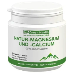 Online Panaceo Green Health Natur-Magnesium und -Calcium, 90 St