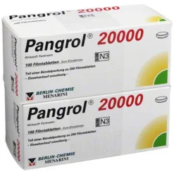 Clearance Pangrol 20000 magensaftresistente Tabletten, 200 St