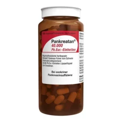 New Pankreatan 40.000 Ph.Eur.-Einheiten magensaftresistent Hartkapseln , 100 St