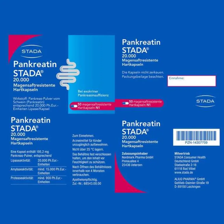 Hot Stada Pankreatin ® 20.000, 50 St