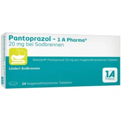 Online 1A Pharma Pantoprazol – 1 A Pharma® 20 mg Zur Behandlung von Sodbrennen, 14 St