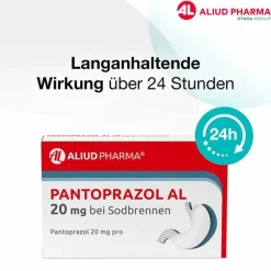 New Pantoprazol AL 20 mg bei Sodbrennen, 14 St Sodbrennen Medikamente|Pantoprazol