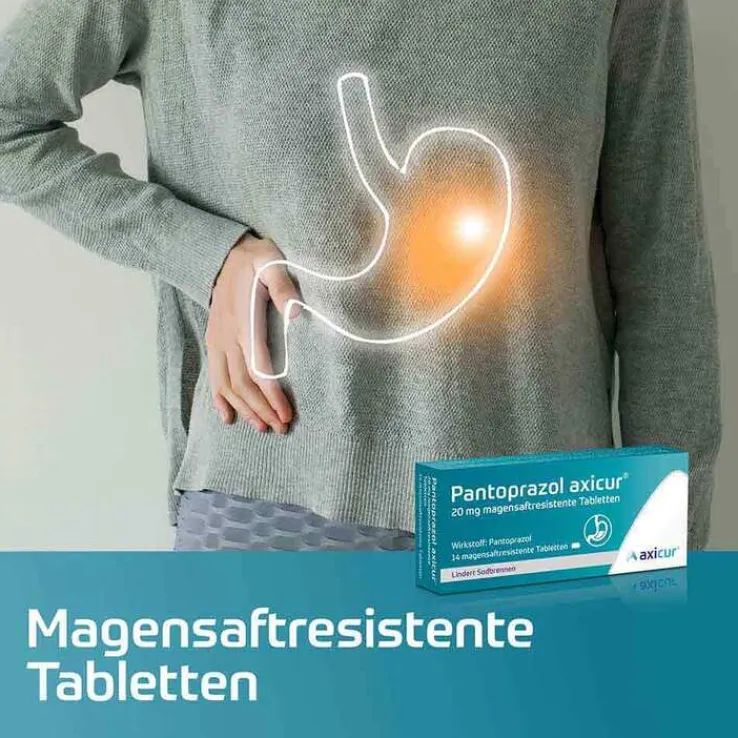 Pantoprazol axicur® 20 mg Tabletten , 7 St