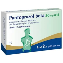 Hot Pantoprazol 20 mg acid magensaftresistent Tabletten, 10 St Sodbrennen Medikamente|Pantoprazol
