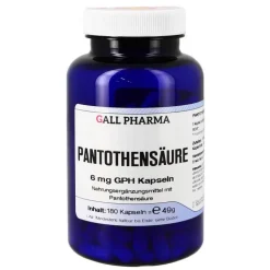 Pantothensäure 6 mg GPH Kapseln, 180 St