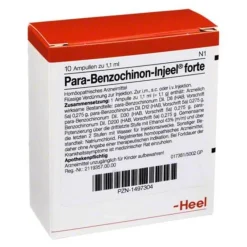 Outlet Injeel Para Benzochinon forte Ampullen, 10 St