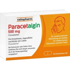 Paracetalgin 500 mg Filmtabletten, 20 St