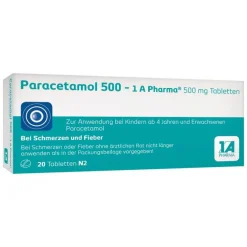 Hot 1A Pharma Paracetamol 500 Tabletten, 20 St
