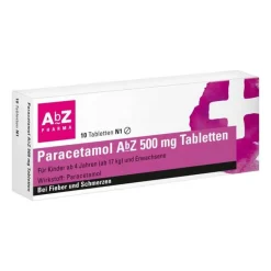 Sale Paracetamol 500 mg Tabletten, 10 St Paracetamol|Kopfschmerztabletten
