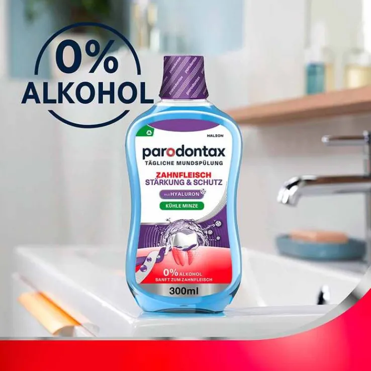 Parodontax Zahnfleisch Stärkung & Schutz Mundspülung, 300 ml