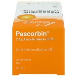 Online 7,5 g Ascorbinsäure / 50ml Injektionslösung, 50 ml Vitamin C (Ascorbinsäure)