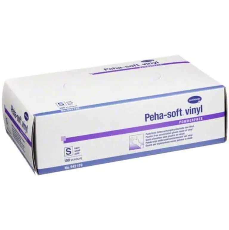 Best Peha Soft Vinyl Handschuhe puderfrei klein, 100 St Vinylhandschuhe