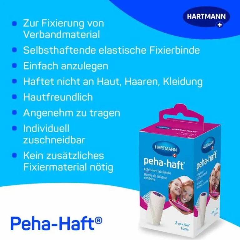Outlet Peha-haft ® Kohäsive Fixierbinde latexfrei 8 cm x 4 m, 1 St