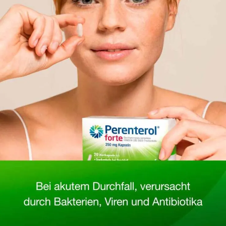 Perenterol® forte 250 mg bei akutem Durchfall & zur Vorbeugung, 20 St