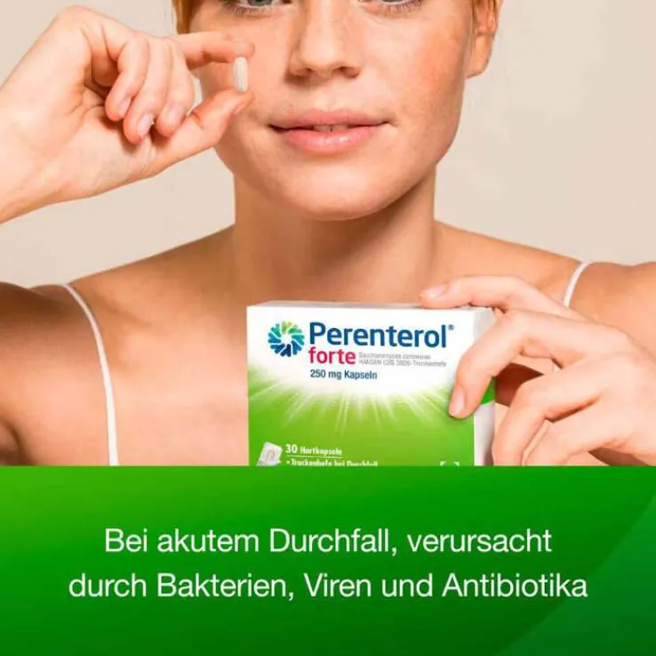 Perenterol® forte 250 mg bei akutem Durchfall & zur Vorbeugung, 30 St