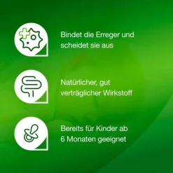 Discount ® Junior 250 mg bei akutem Durchfall & zur Vorbeugung, 10 St Kinder Mittel Gegen Durchfall & Erbrechen|Darmsanierung Medikamente