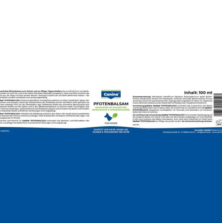 Online Petvital Winter Pfotenbalsam vet. (für Tiere), 100 ml Fell & Haut