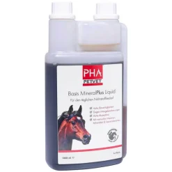 Hot PHA Basis Mineral Plus Liquid für Pferde, 1000 ml