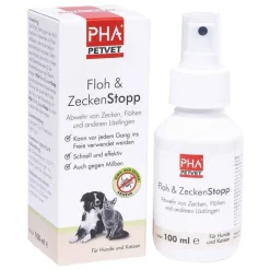 Floh & Zeckenstopp Pumpspray für Hunde / Katzen, 100 ml Flöhe, Zecken & Co.|Flöhe, Zecken & Co.