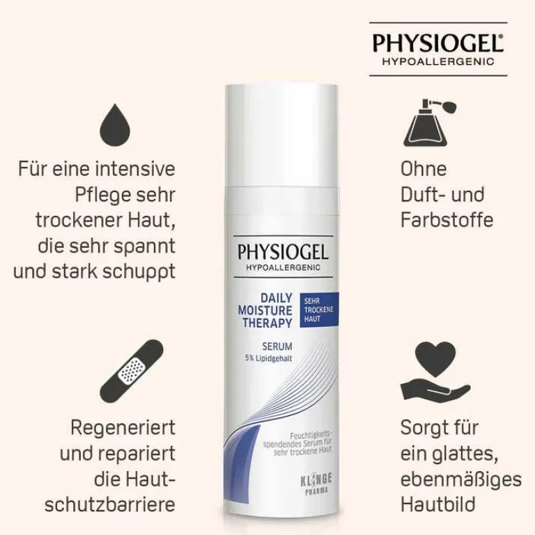 Physiogel Daily Moisture Therapy für sehr trockene Haut Serum, 30 ml