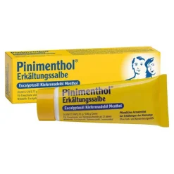 Discount Pinimenthol ® Erkältungssalbe Eucalyptusöl Kiefernnadelöl Menthol, 20 g