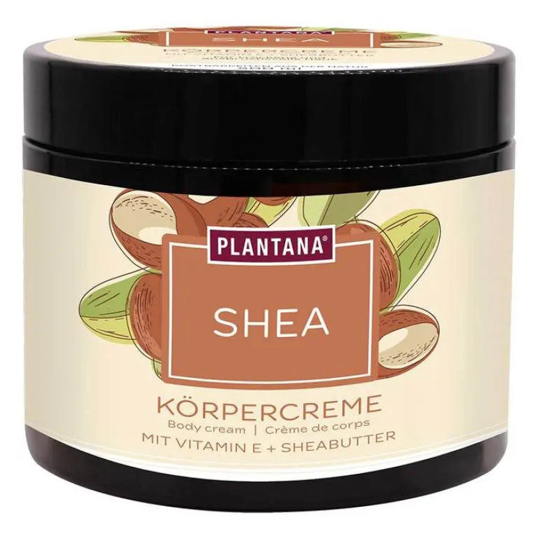 Discount Plantana Shea Körpercreme Sheabutter mit Vitamin-E, 500 ml