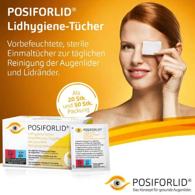 Best Lidhygiene-Tücher, 50 St Augenpflege