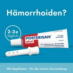 POSTERISAN akut 50 mg/g Rektalsalbe, 50 g