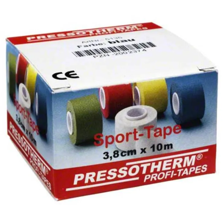 Pressotherm Sport-Tape 3,8cmx10m blau, 1 St