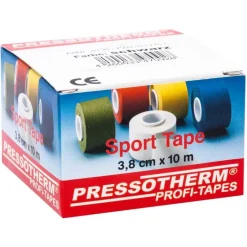 New Pressotherm Sport-Tape 3,8cmx10m schwarz, 1 St Kinesio Tape
