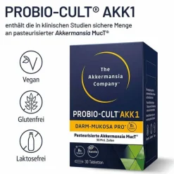 Best Probio-Cult AKK1 Akkermansia Tabletten, 30 St Bakterienkulturen