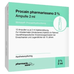 Discount Procain 2% Injektionslösung Ampullen 2 ml, 10X2 ml Procain