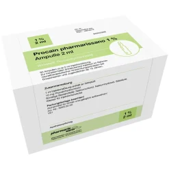 Best pharmarissano Procain 1% Injektionslösung Ampullen 2 ml, 50X2 ml