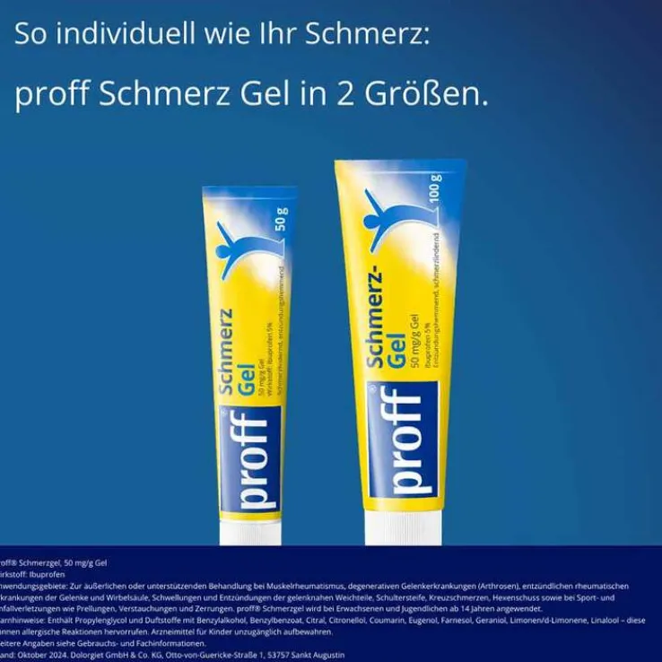Proff Schmerzgel 50 mg/g, 100 g