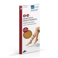 New 70 den Stützkniestrümpfe Größe 35 - 38 puder, 2 St Stütz- Und Reisestrümpfe