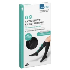 Provital Aktivstützkniestrümpfe Damen Größe 39 - 42 schwarz, 2 St