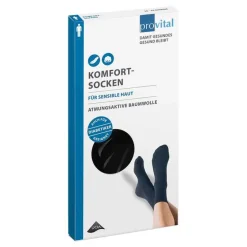 Sale Komfortsocken men Größe 43 - 46 schwarz, 2 St Stütz- Und Reisestrümpfe
