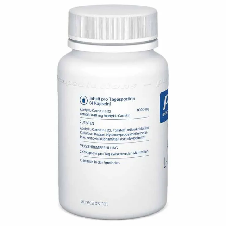 Pure Encapsulations Acetyl-L-Carnitin 250 mg Kapseln, 60 St