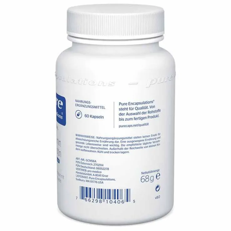 Pure Encapsulations Glucosamin+Chondroitin+MSM Kapseln, 60 St