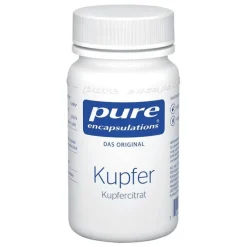 Pure Encapsulations Kupfer Kupfercitrat Kapseln, 60 St