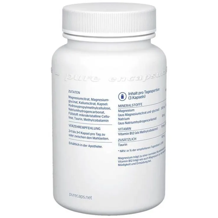 Pure Encapsulations Magnesium Energy Kapseln, 60 St