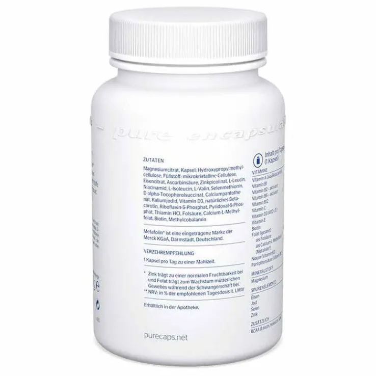 Pure Encapsulations Schwangerschafts-Formel Kapseln, 60 St