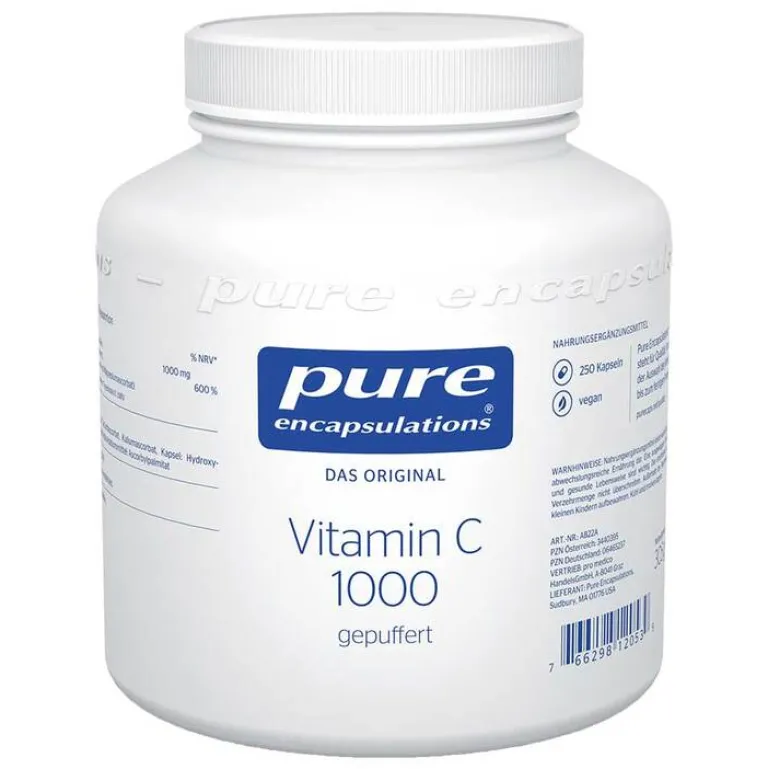 Best Vitamin C 1000 gepuffert Kapseln, 250 St Vitamin C (Ascorbinsäure)