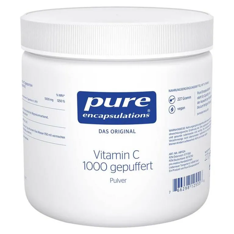 Vitamin C 1000 gepuffert Pulver, 227 g Vitamin C (Ascorbinsäure)