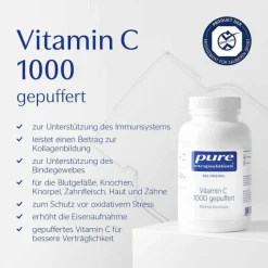 Clearance Pure Encapsulations Vitamin C 1000 gepuffert Kapseln, 90 St